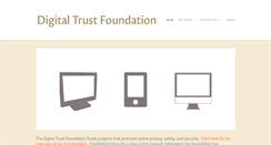 Desktop Screenshot of digitaltrustfoundation.org